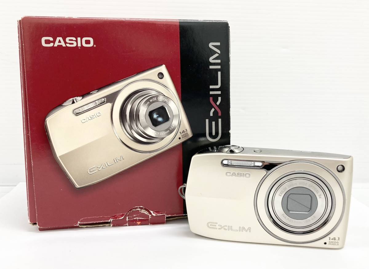 〈カメラ〉CASIO カシオ　EXIKIM エクシリム　EX-Z2300 付属品有り　デジタル コンパクト【中古/現状品/通電確認済み】002926-②