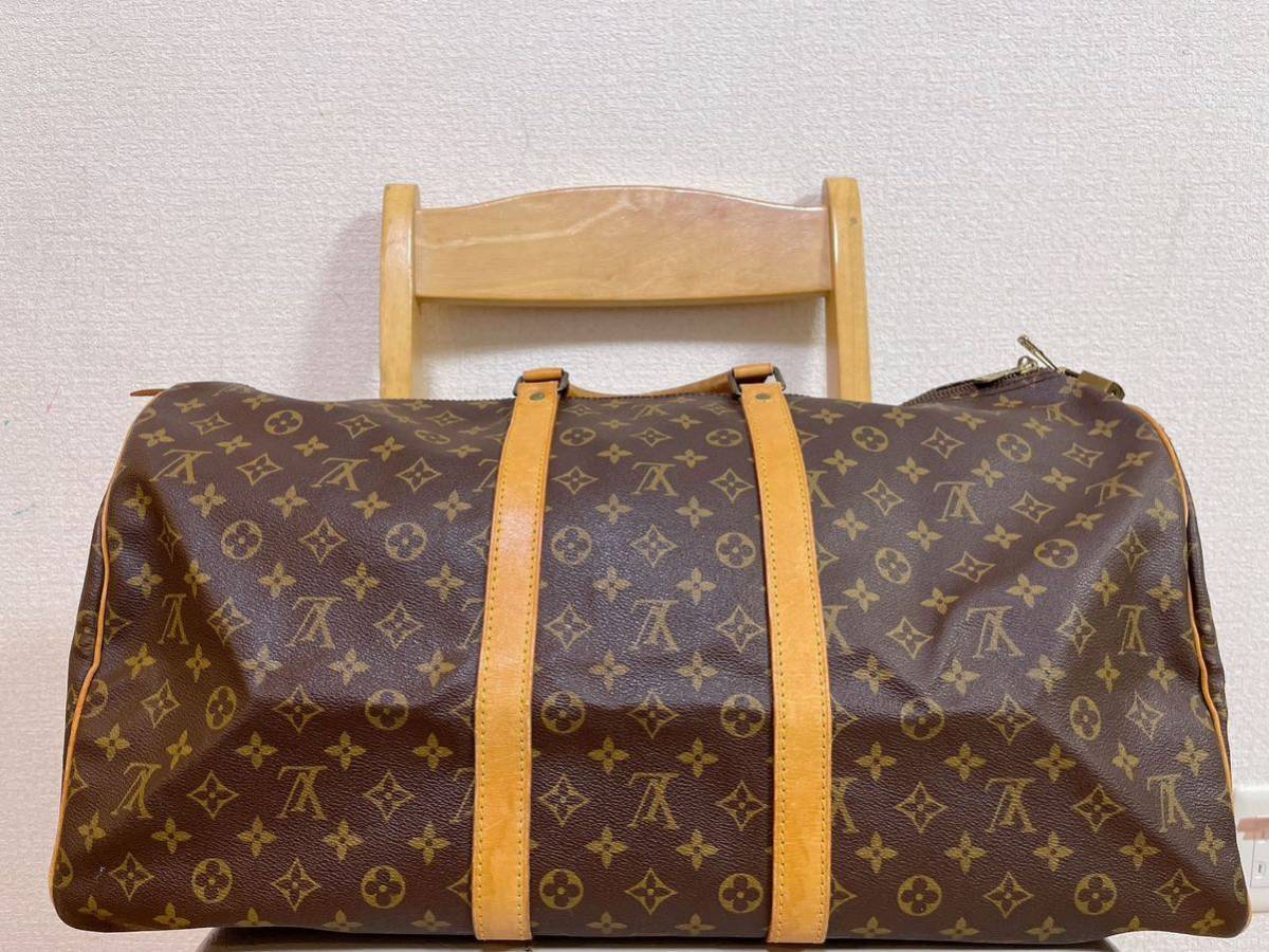LOUIS VUITTON ルイヴィトン キーポル 55モノグラム ボストンバッグ 