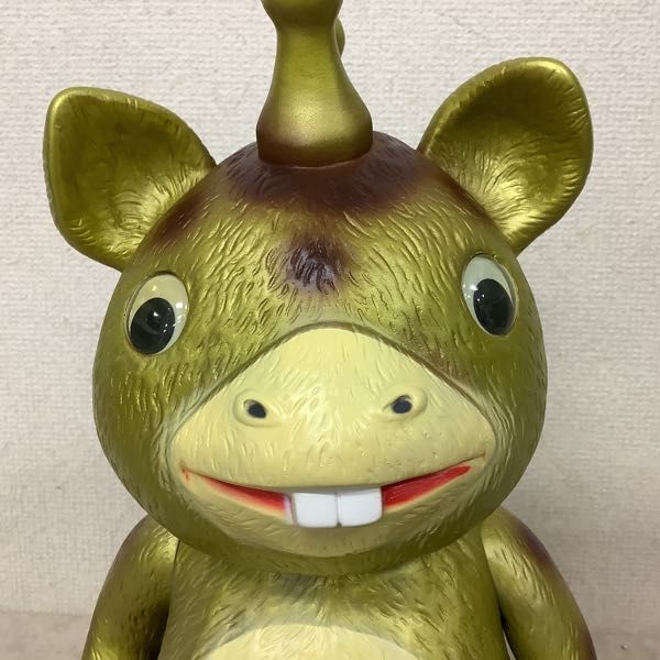 1円〜 イヌクマ 快獣ブースカ ジャイアントブースカ ゴールド ソフビ