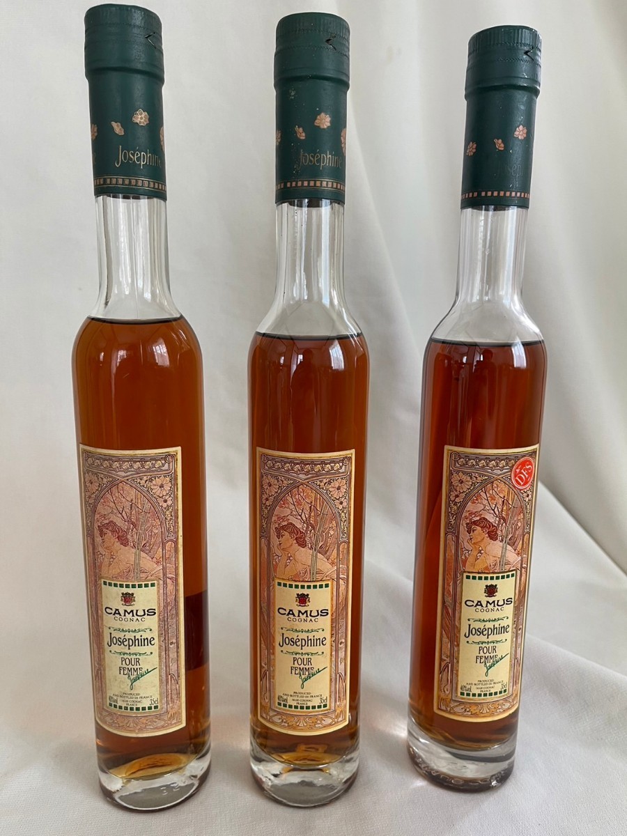 カミュ ナポレオン 3本セット 砲台付き コニャック ブランデー