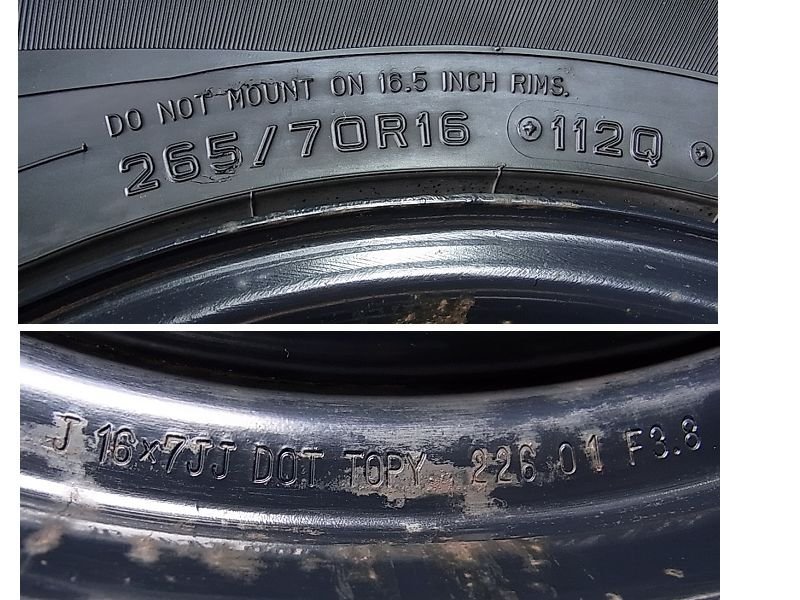 トヨタ 185系 ハイラックスサーフ 純正 スチールホイール 16インチ 