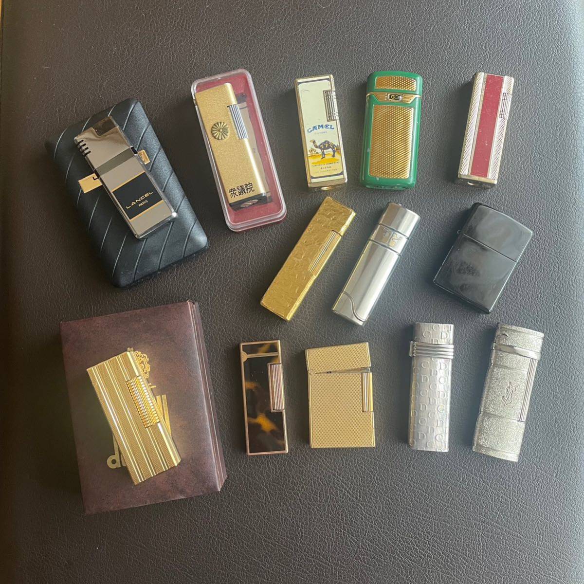 ダンヒル デュポン ディオール イブサンローラン ゴールド ジッポ 他  