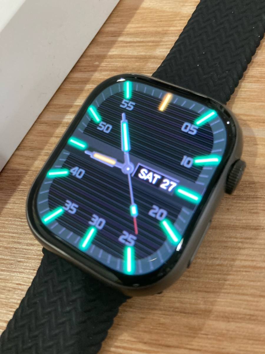 【HOT，限定SALE】 HK9PRO 黒 appleウォッチクローン(スマートウォッチ本体)｜売買されたオークション情報、yahooの商品情報をアーカイブ公開 - オークファン スマートウォッチ本体