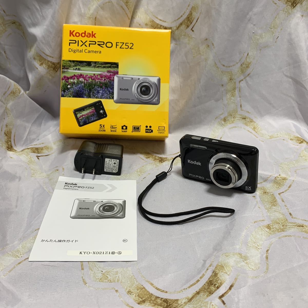 美品 Kodak コダック PIXPRO FZ52 5X デジカメ デジタルカメラ 動作 