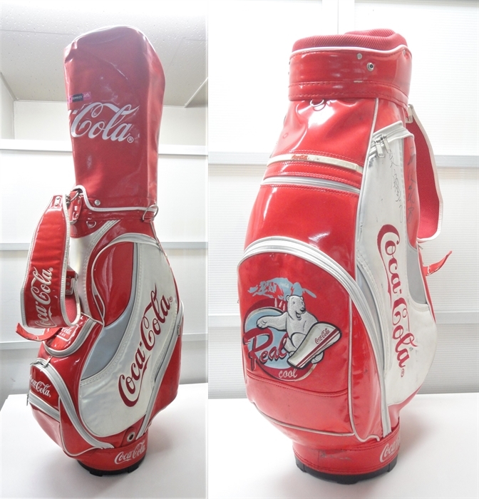 Coca-Cola ゴルフバッグ ☆即決☆Coca-Cola☆コカ・コーラ☆キャディバッグ☆9.0型☆CC-128-CB