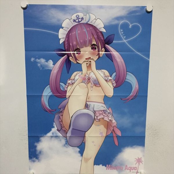 B11049 ◇湊あくあ ホロライブ VTuber 水着 B2サイズ ポスター 送料180