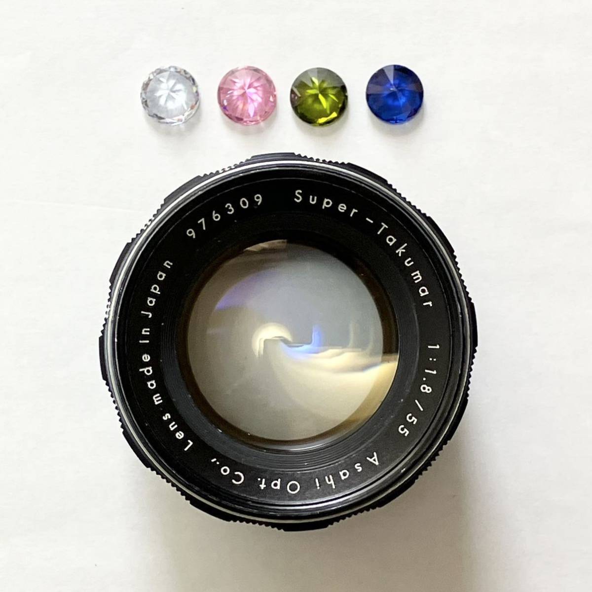 宝石の色を選べますSuper Takumar 前期型 55mm f1.8 宝石レンズ 送料