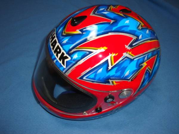 SHARK カール フォガティ レプリカRS-2 軽量カーボン ヘルメット 綺麗 超希少 SHARK FOGGY カール・フォガティ レプリカ DUCATI (Lサイズ