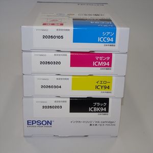 EPSON ICM94 ICY94 ICC94 インクカートリッジセット ICBK94のYahoo!オークション(旧ヤフオク!)の相場・価格を見る｜Yahoo