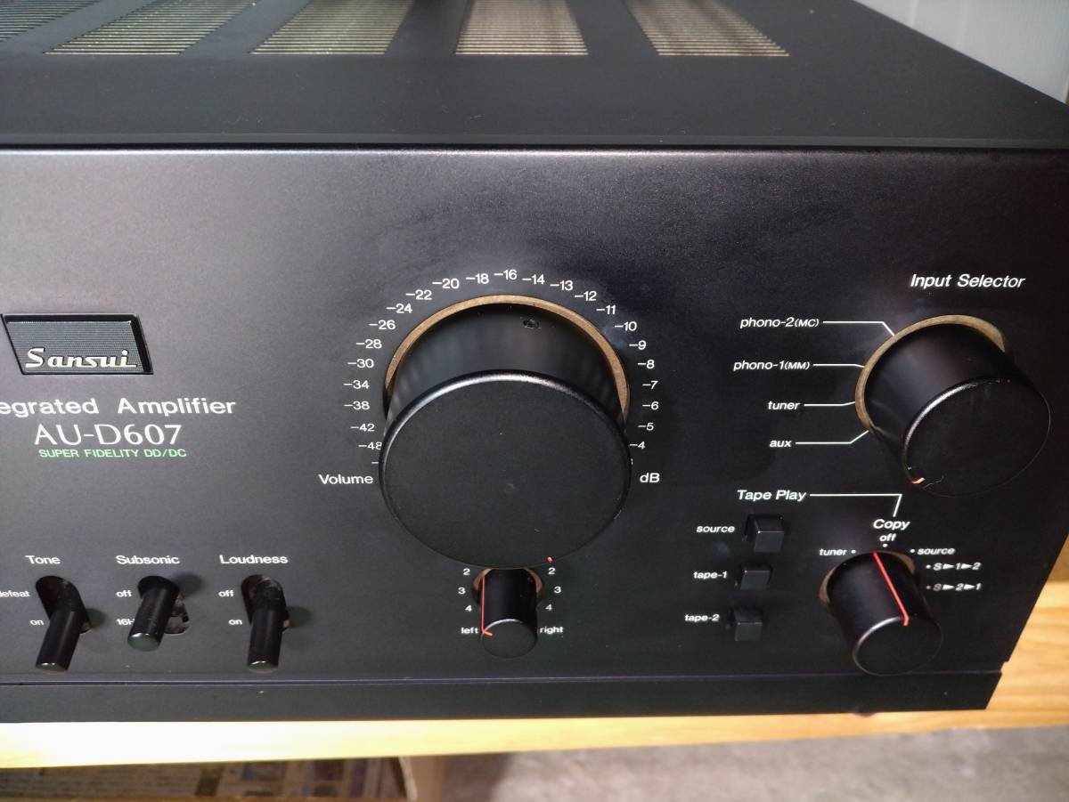 フルレストア整備済！完動超美動品山水プリメインアンプAU-D607 フル
