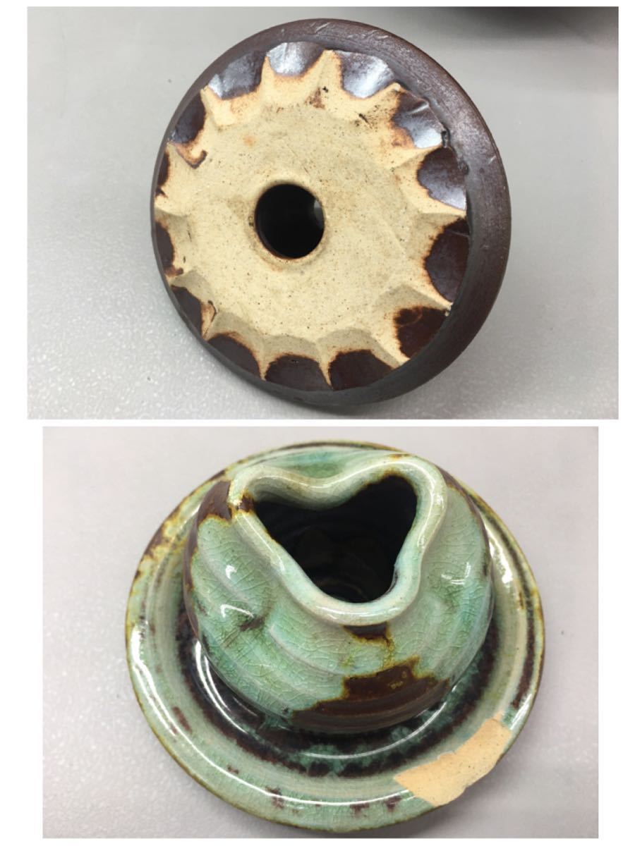 SU□ 高さ約49cm! 信楽焼 特大 急須 茶 緑 持ち手籐巻 陶器 SU□ 高さ約49cm! 信楽焼 特大 急須 茶 緑 持ち手籐巻 陶器