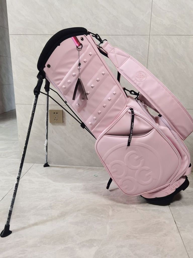 G⁄FORE G/FORE GOLF ピンク スタンドゴルフバッグ キャディバッグ GOLF