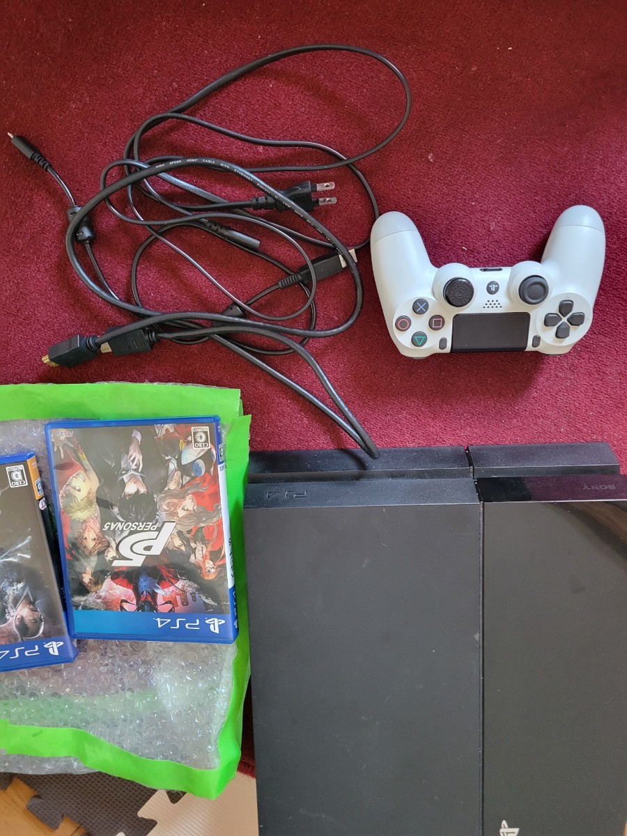 ps4 cuh-1000 500GB ソフトつき 500GB 本体 PS4 初期型PS4本体 ☆純正