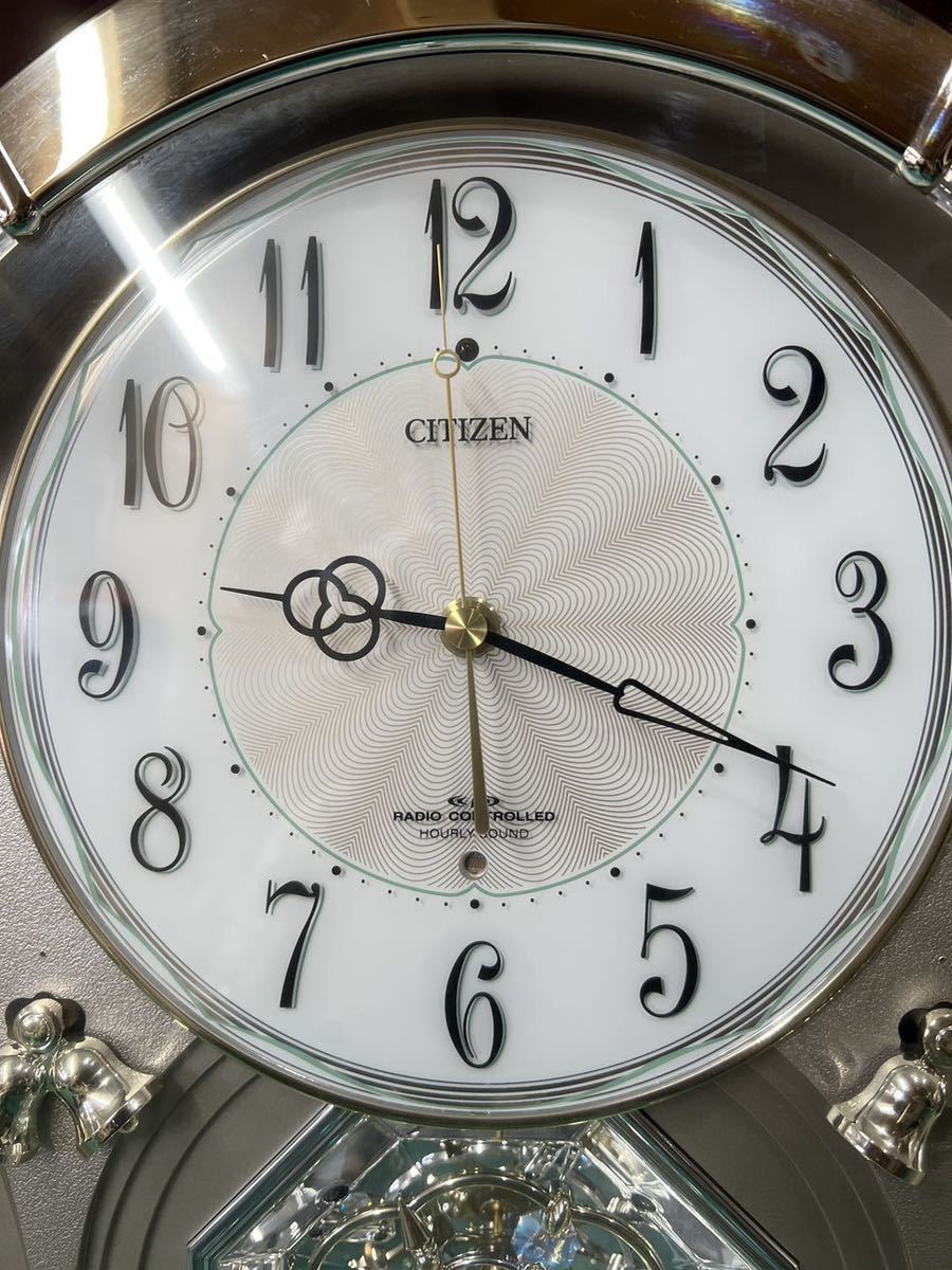 CITIZEN RADIO CONTROLLED PM-17B 掛け時計 【公式通販】
