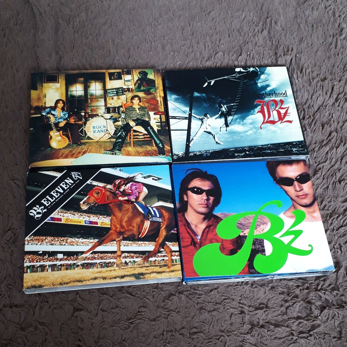 B'z SURVIVE Brotherhood ELEVEN GREEN CD 4枚 セット アルバム 稲葉