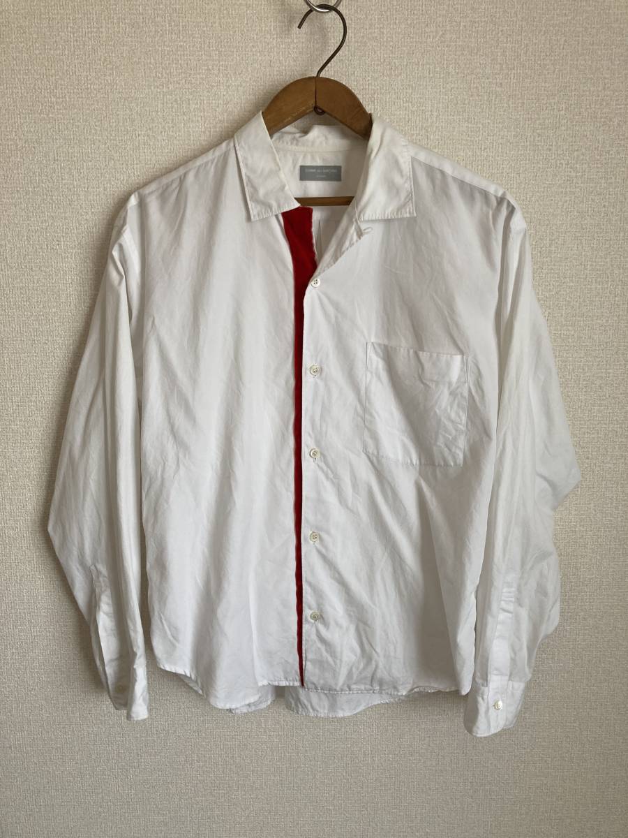 希少!!】80s COMME des GARÇONS 紛らわしい 開襟シャツ 銀タグ 古着