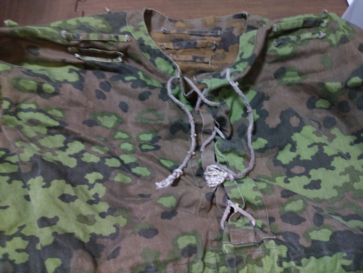 レプリカ？ WWⅡ ドイツ軍 武装親衛隊 迷彩スモック 中古 ドイツ軍