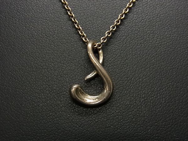 Tiffany&Co. シルバー エルサ ペレッティ イニシャル S ネックレス