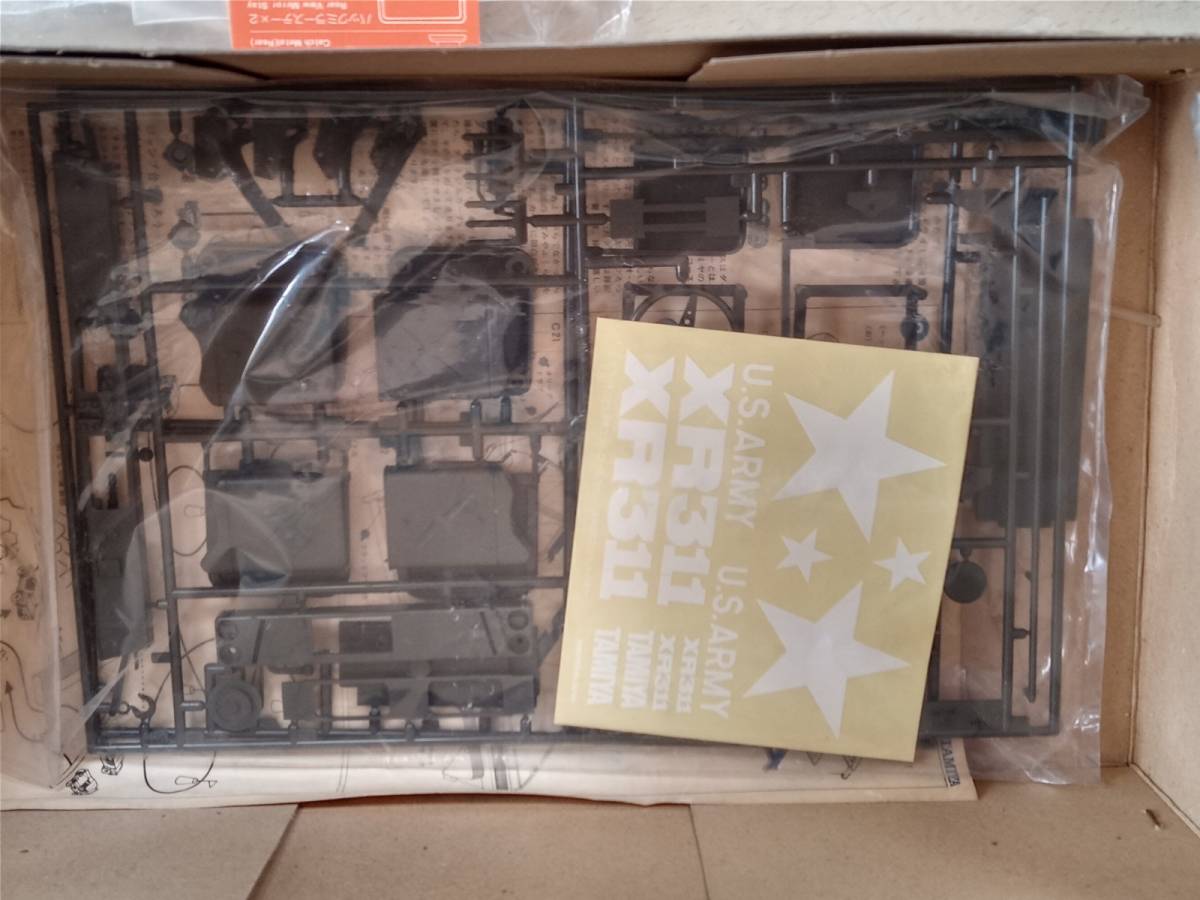 タミヤ 1/12RC XR311コンバットバギー 当時物シャシー＆未組立