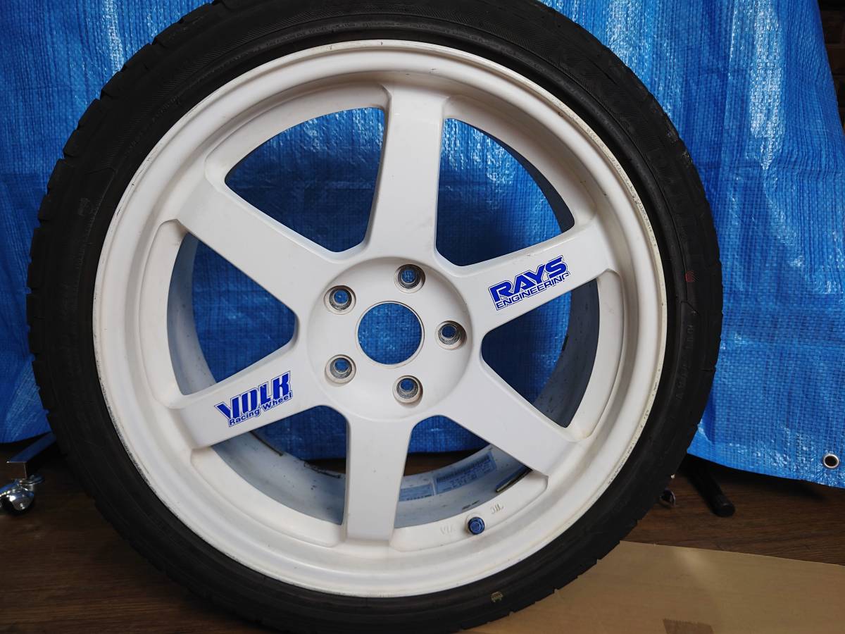 RAYS VOLK Racing TE37C 鍛造ホイール 7.5J 18インチ OF+48 114.3 5H 