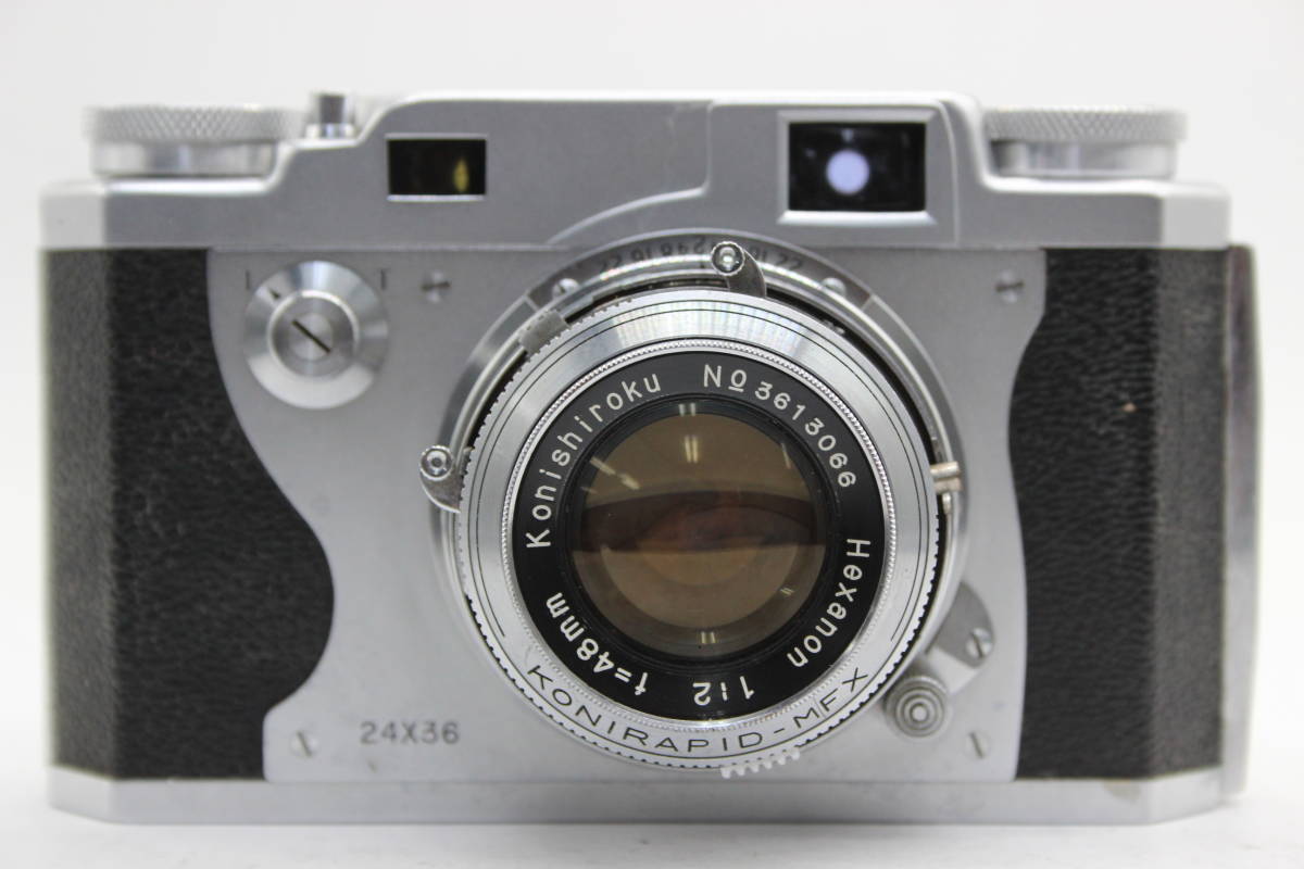 カメラ 整備済 希少なコニカⅢ 48mm F2.4 純正付属品多数