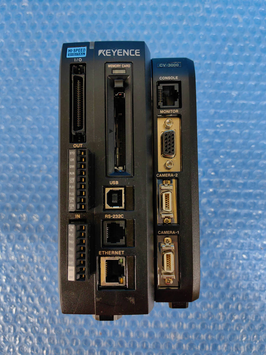 [CK17761] KEYENCE CV-3000 デジタル画像センサ コントローラ 動作保証