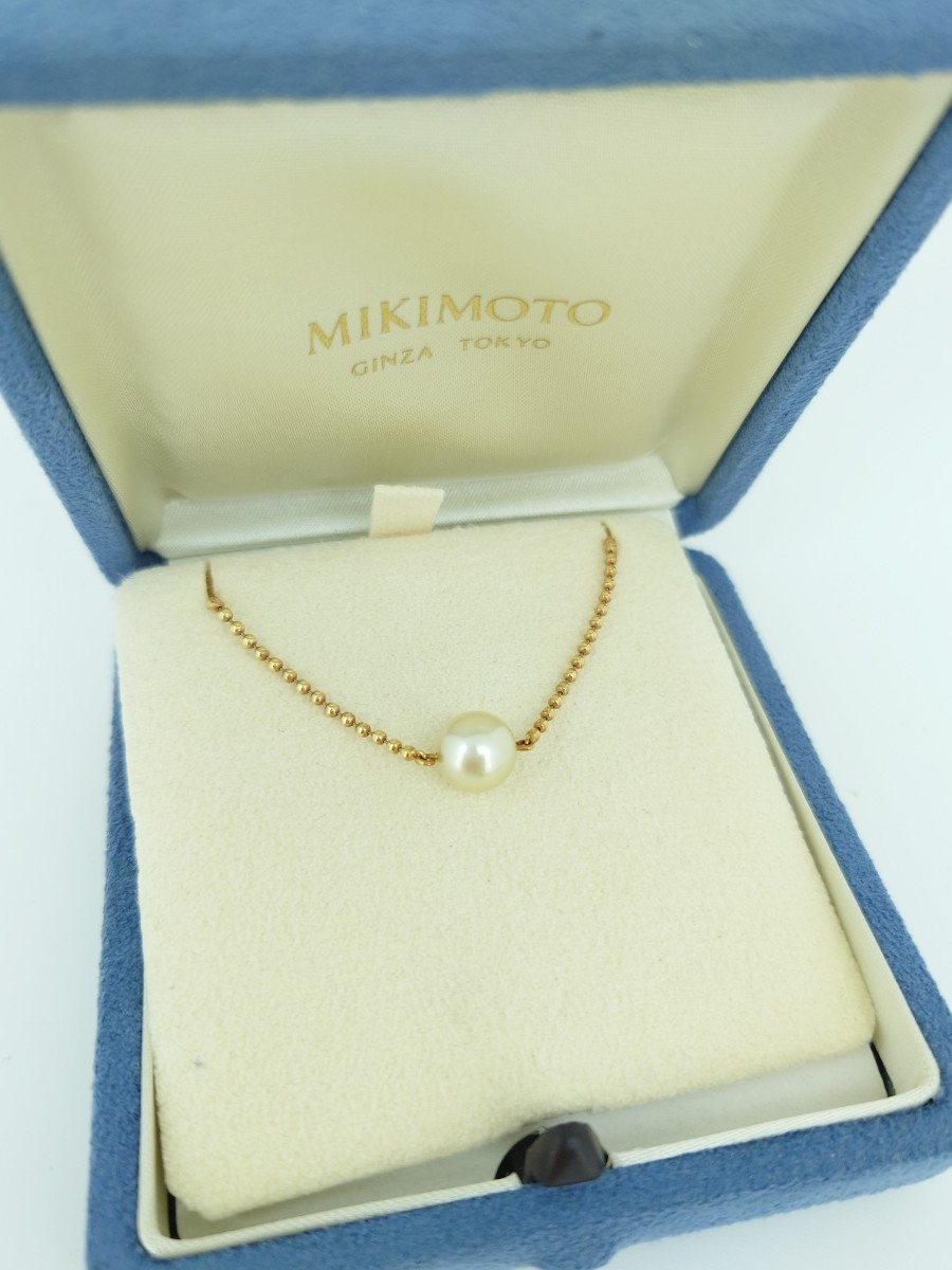 ミキモト MIKIMOTO パール ネックレス k18
