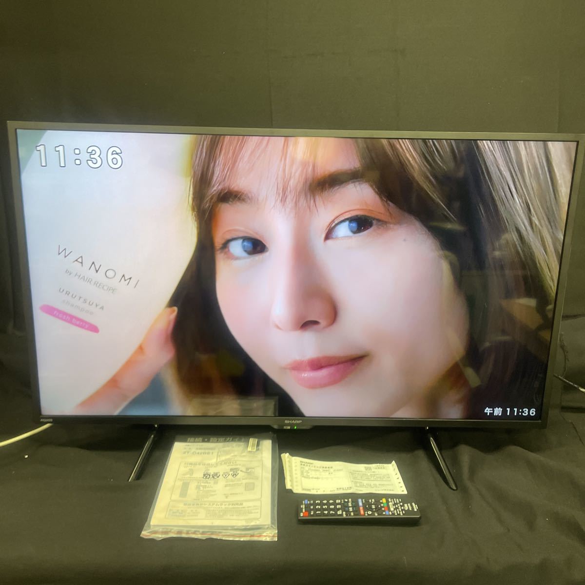 SHARP AQUOS 2T-C42BE1 42型 液晶 テレビ シャープ 中古美品 取説付き 