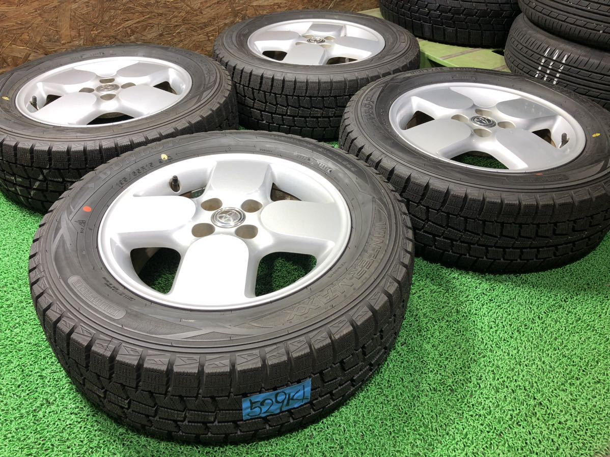 トヨタ純正 15inch × 195/65R15 PCD100 4穴 カローラ アクシオ スパシオ フィールダー ランクス スタッドレス