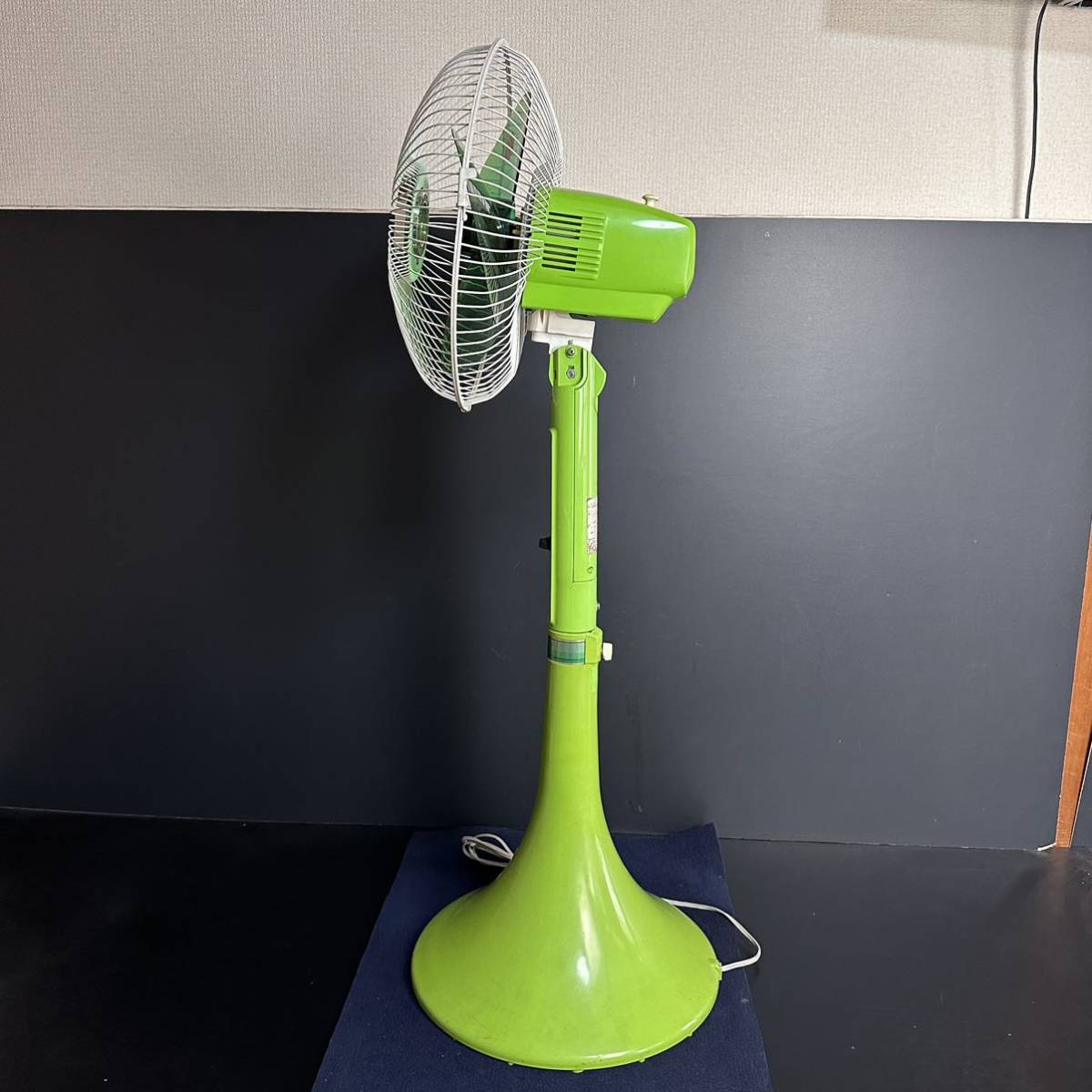 CT418 HITACHI 日立 スタンド扇風機 S-30SK さわ風 グリーン 羽根径