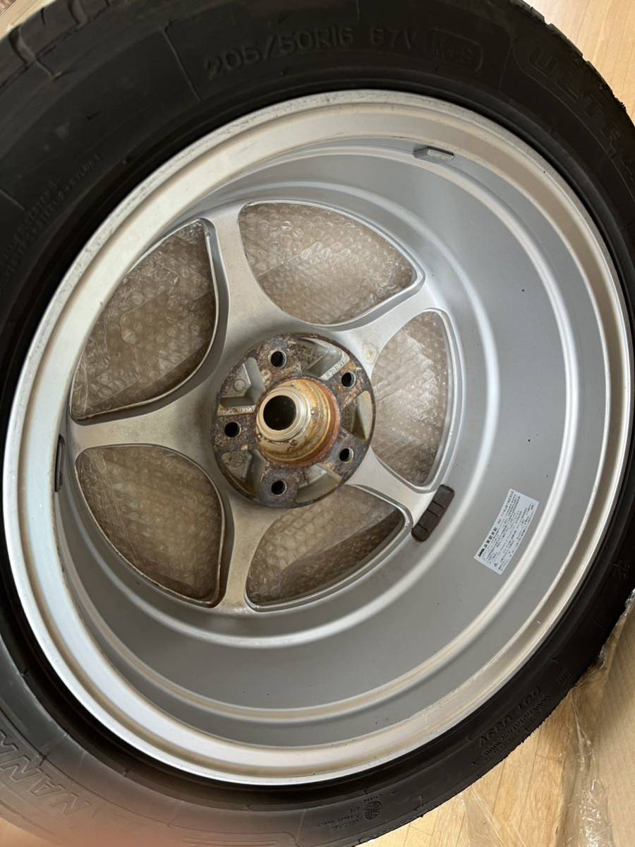 エンケイ ENKEI RP02 16インチ 5穴 114.3 +43 ナンカンNS2 205/50R16