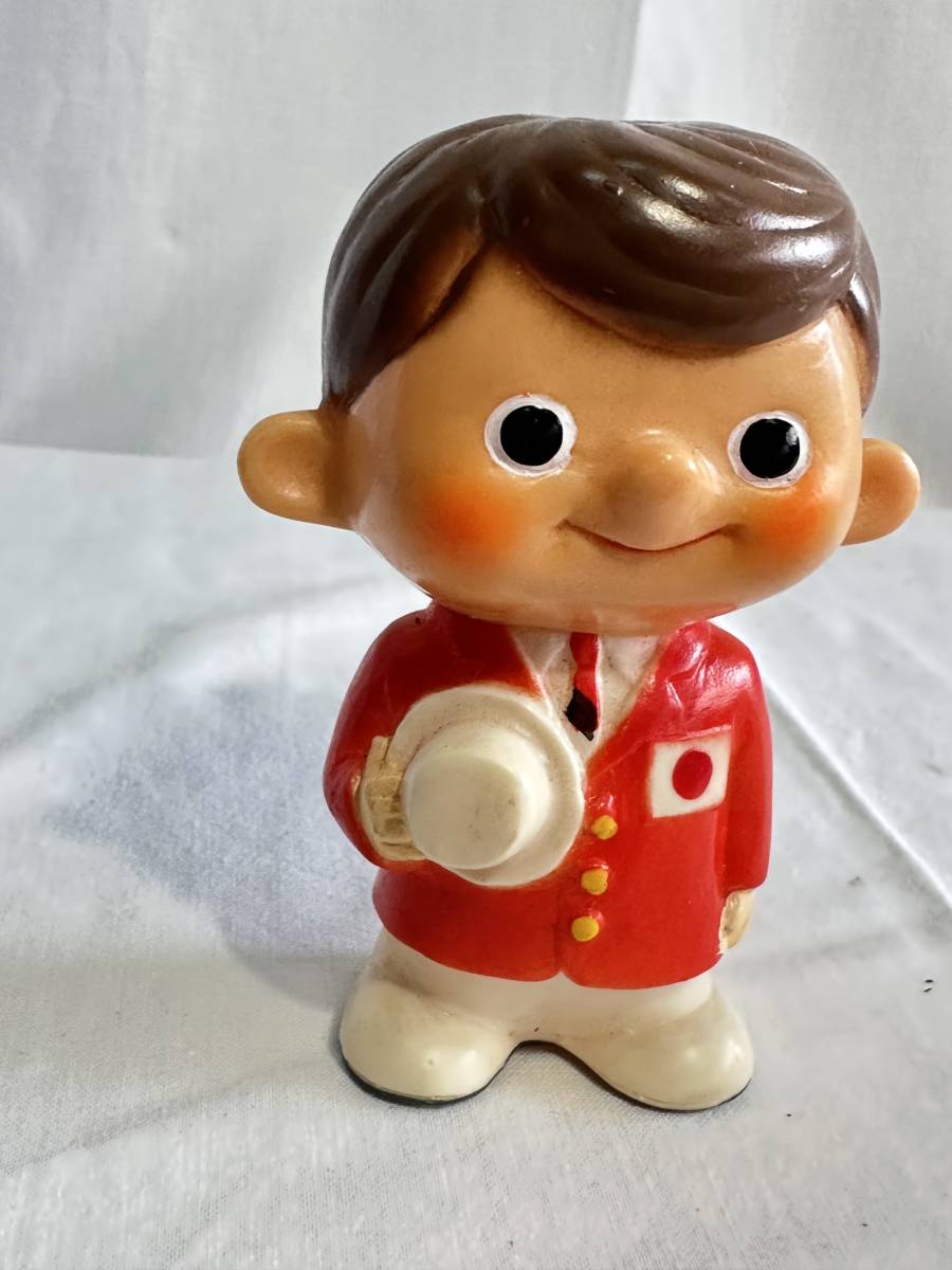 昭和レトロ/富士銀行/ソフビ貯金箱/東京オリンピック1964/ぼくちゃん 