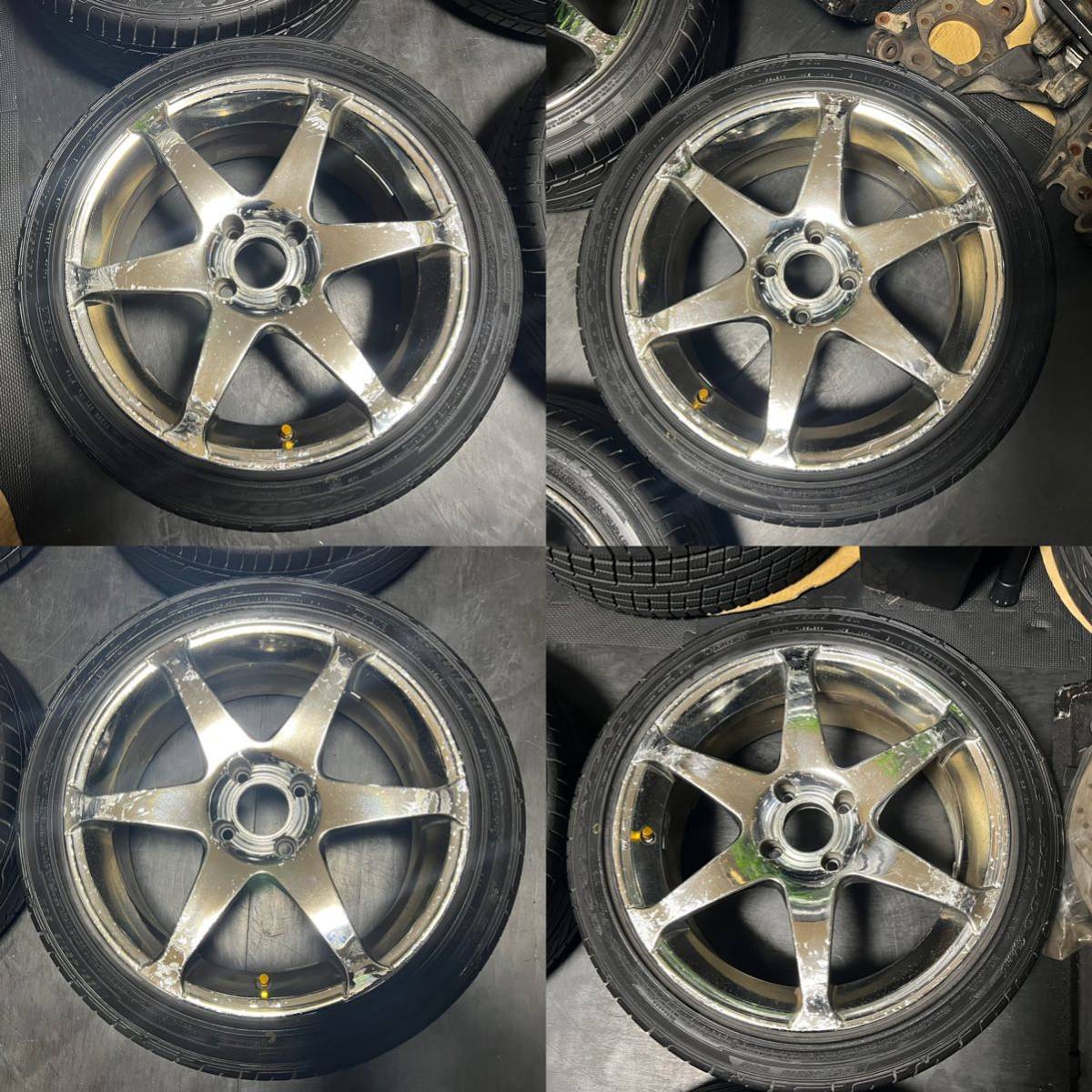 レイズ RAYS VERSUS CAMPIONATO SS6 16インチ 7J＋35 PCD100 4穴 