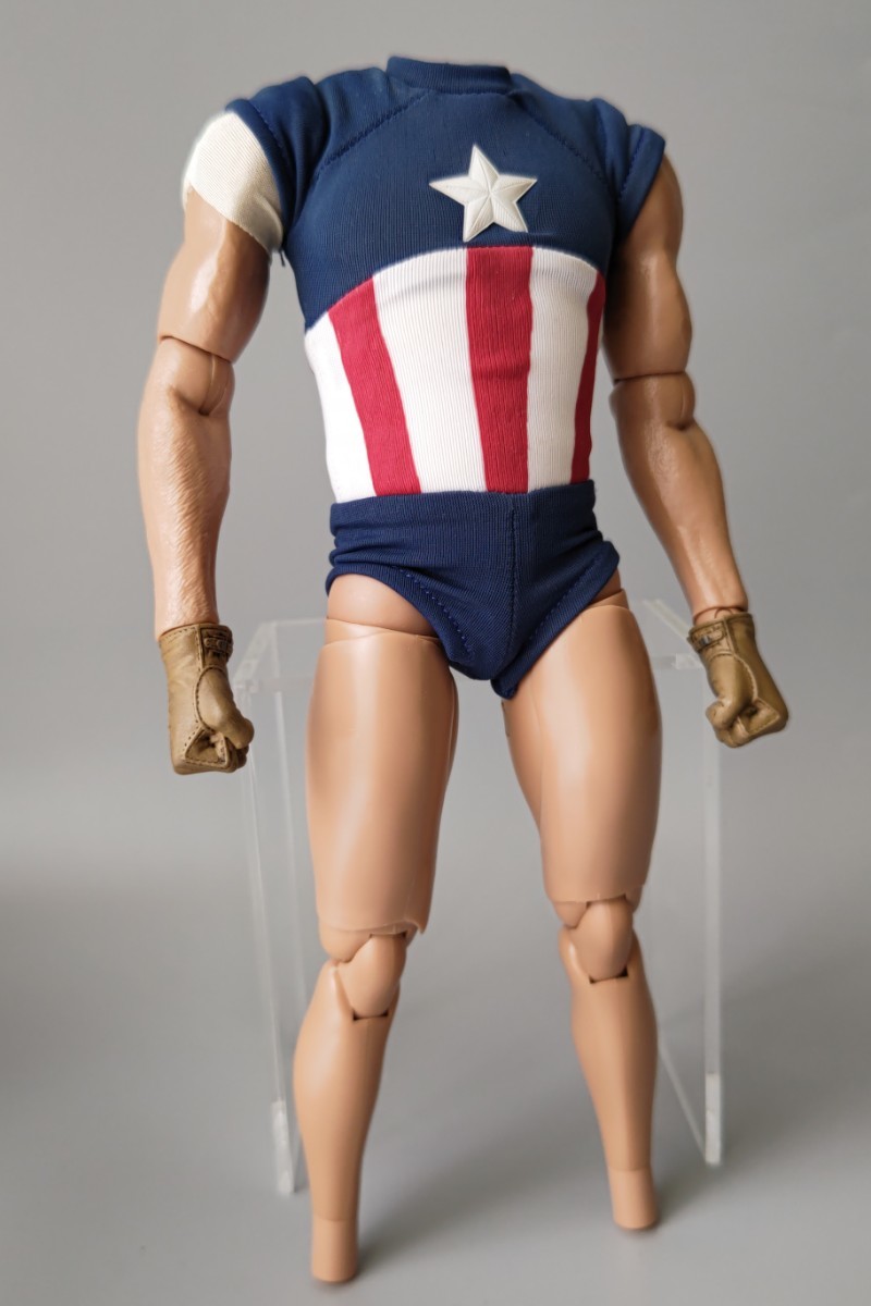 ホットトイズ 1/6 キャプテン・アメリカ レスキュー版 【インナー付素体＆ハンド×2】 トイサピエンス 2012夏限定 検索:スティーブ