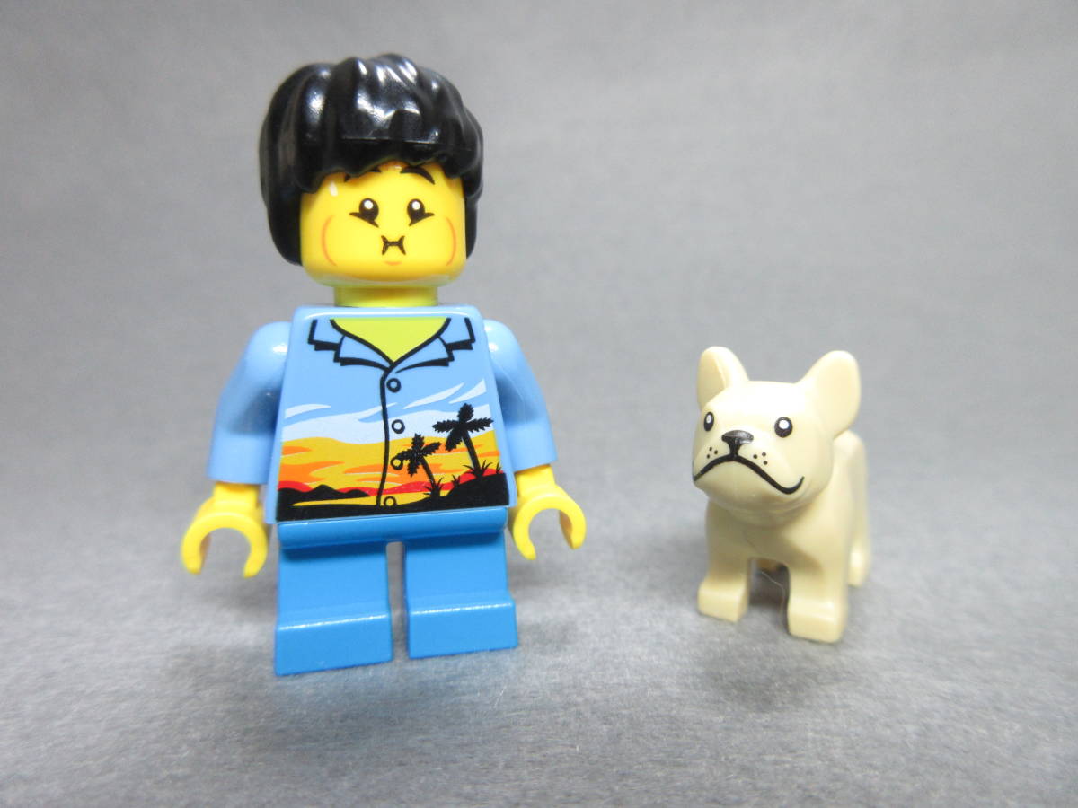 LEGO☆正規品 116 男の子とペット 犬 ブルドッグ ミニフィグ city 