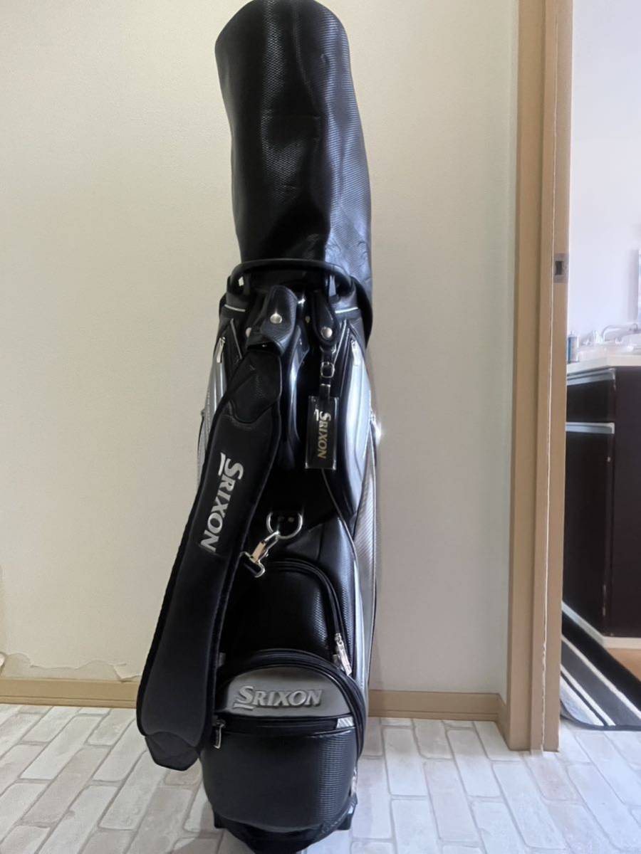 美品】SRIXON スリクソン キャディバック ゴルフバッグ フード付 