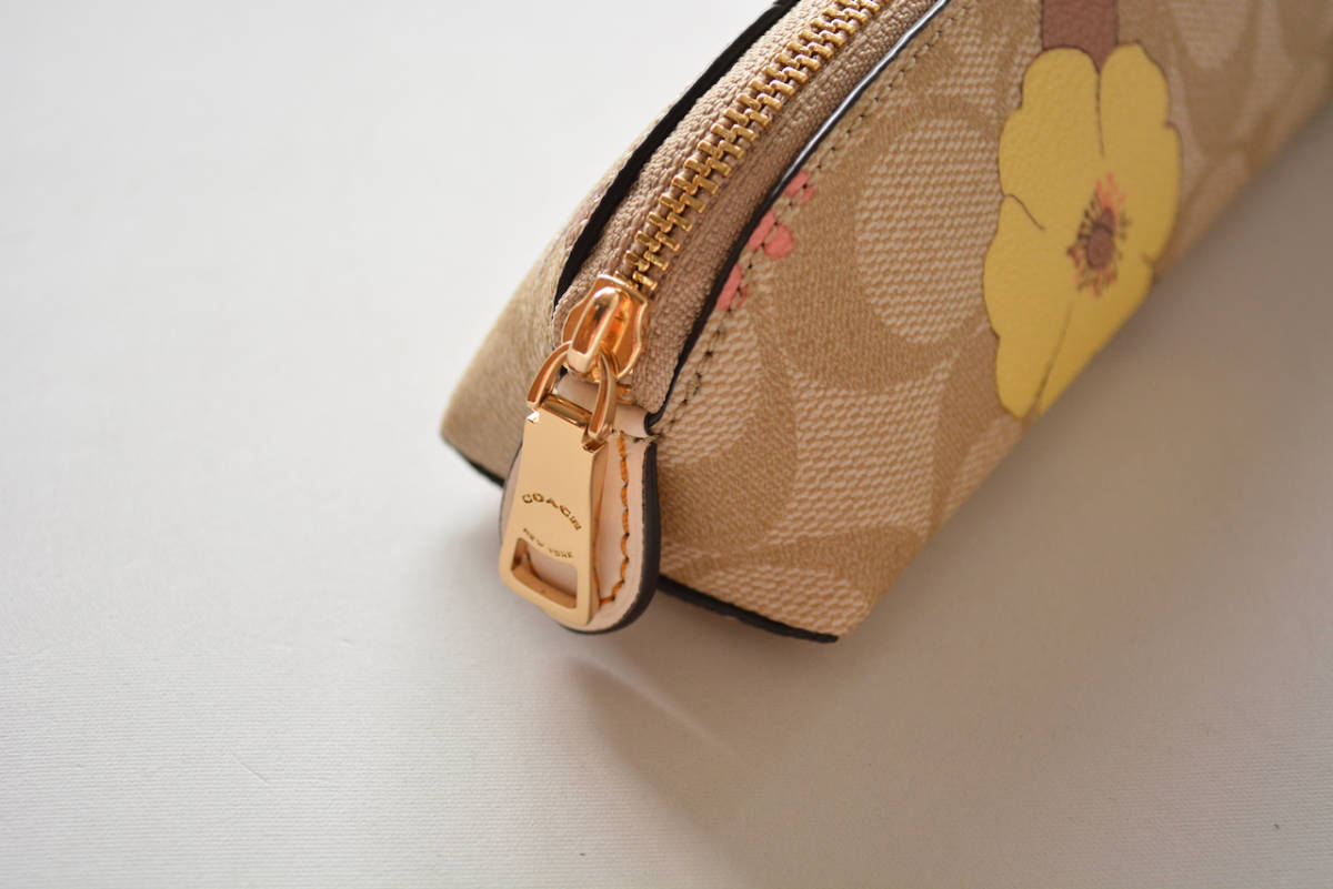 COACH ペンケース　花柄　新品未使用 新品【 COACH コーチ 】シグネチャー 花柄 ペンケース 【公式通販】
