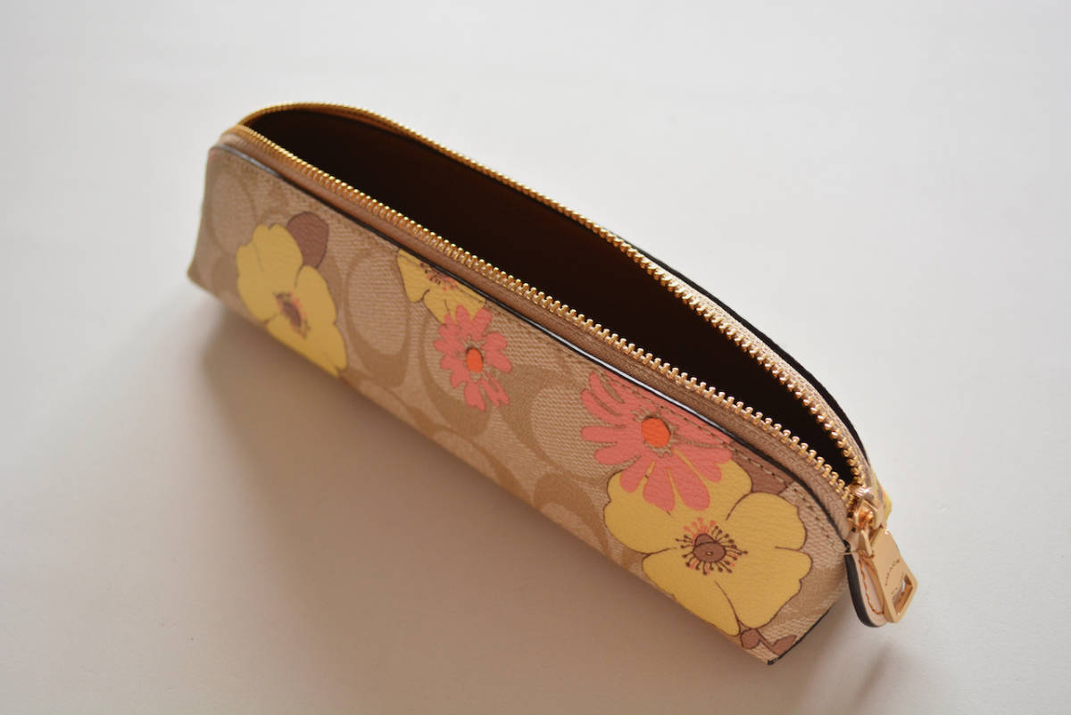 新品【 COACH コーチ 】シグネチャー 花柄 ペンケース 【公式通販】