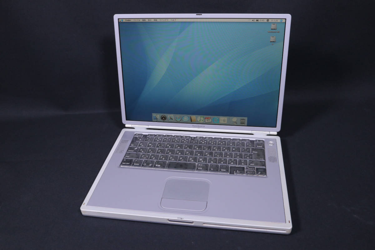 動作良好 OS9単独可 PowerBook G4 Titanium チタン最強1GHz M8859J/A