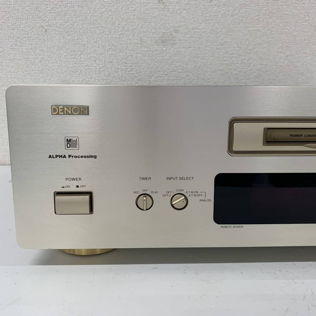 Gb2】 DENON DMD-1800AL MDレコーダー 動作品 デノン デンオン 音響