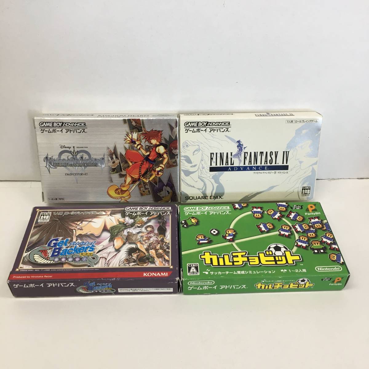 1円～】ゲームボーイアドバンス ソフト4本セット カルチョビット  