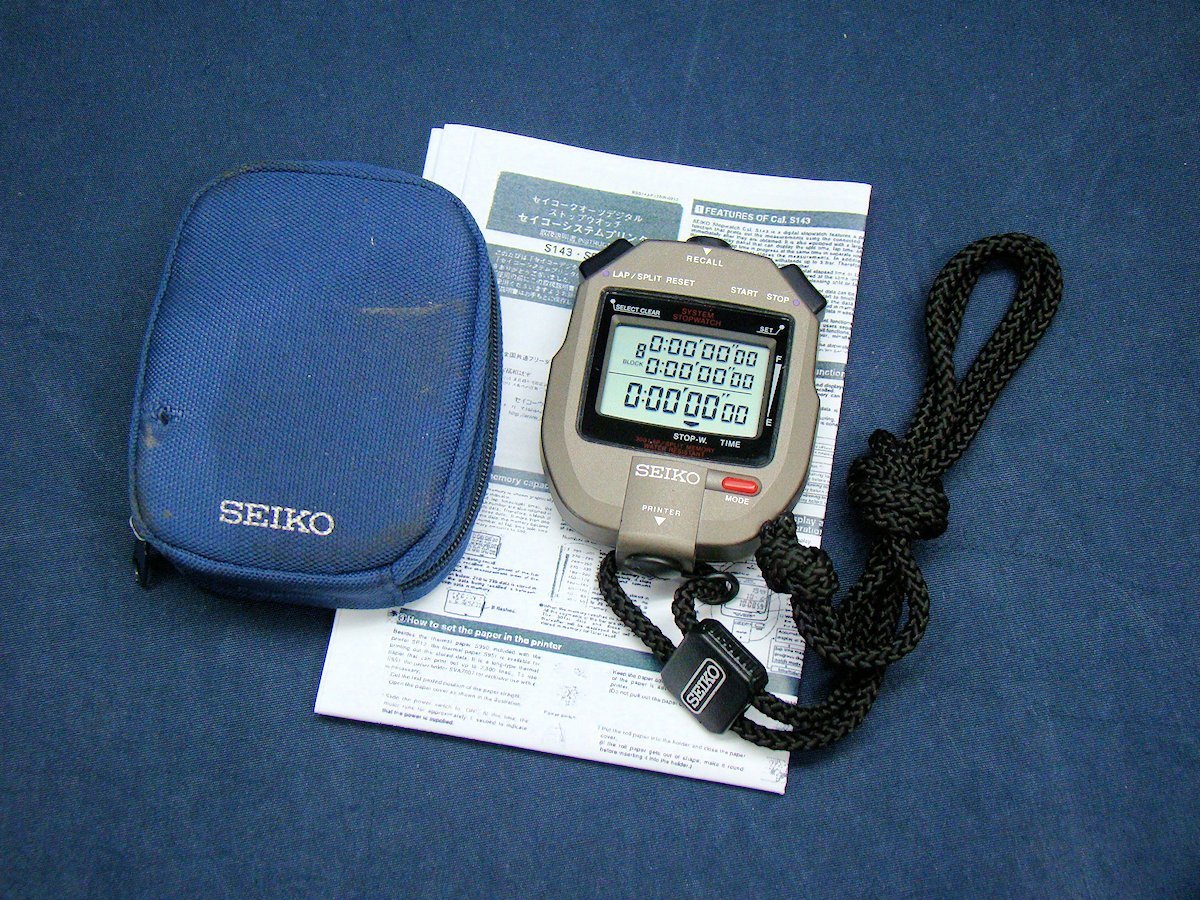SEIKO セイコー SVAS011 ストップウォッチ セイコーウオッチ システム 