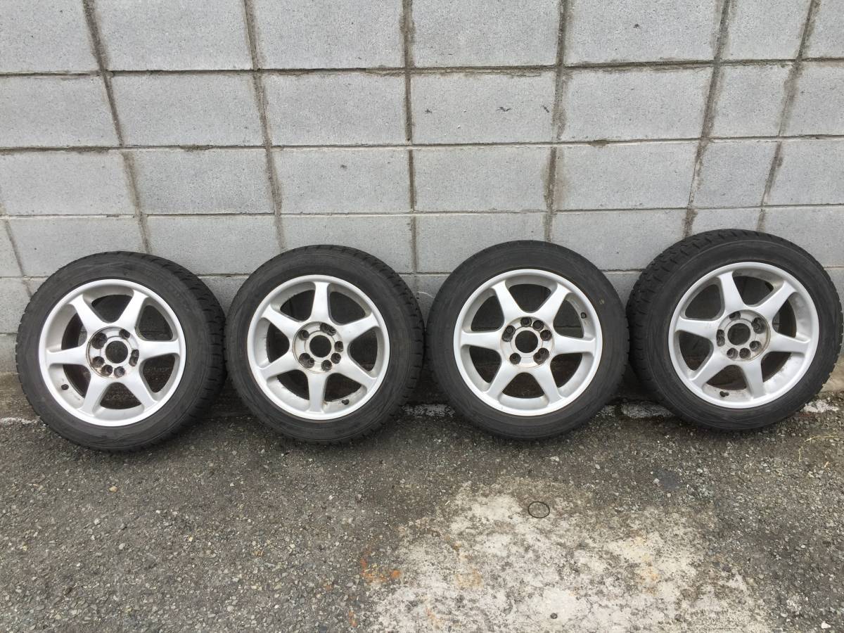 三菱コルトに取り付けしていましたアルミホイールセット