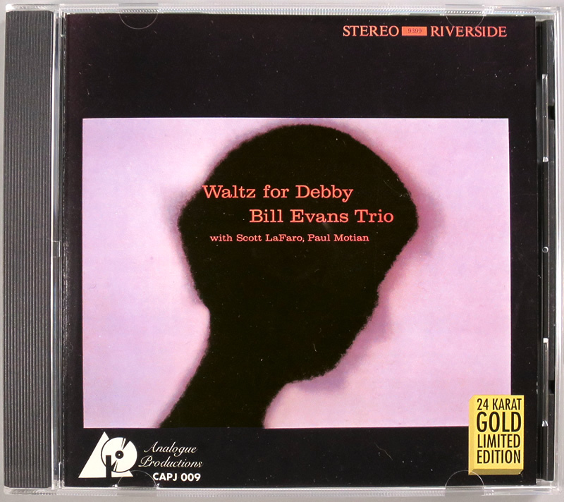 (GOLD CD) Bill Evans Trio 『Waltz for Debby』 輸入盤 CAPJ 009 Analogue Productions ビル・エヴァンス・トリオ ワルツ・フォー・デビイ