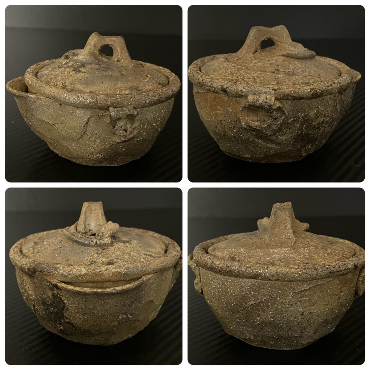 佐久知炎仙 幻の窯 秘色南蛮焼 宝瓶 急須 合箱 茶道 煎茶道具 暘城焼