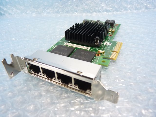 1OFJ // Intel Ethernet Server Adapter I350-T4 Quad Port Gigabit 80mmブラケット // Fujitsu PRIMERGY RX2530 M2 取外 //在庫4