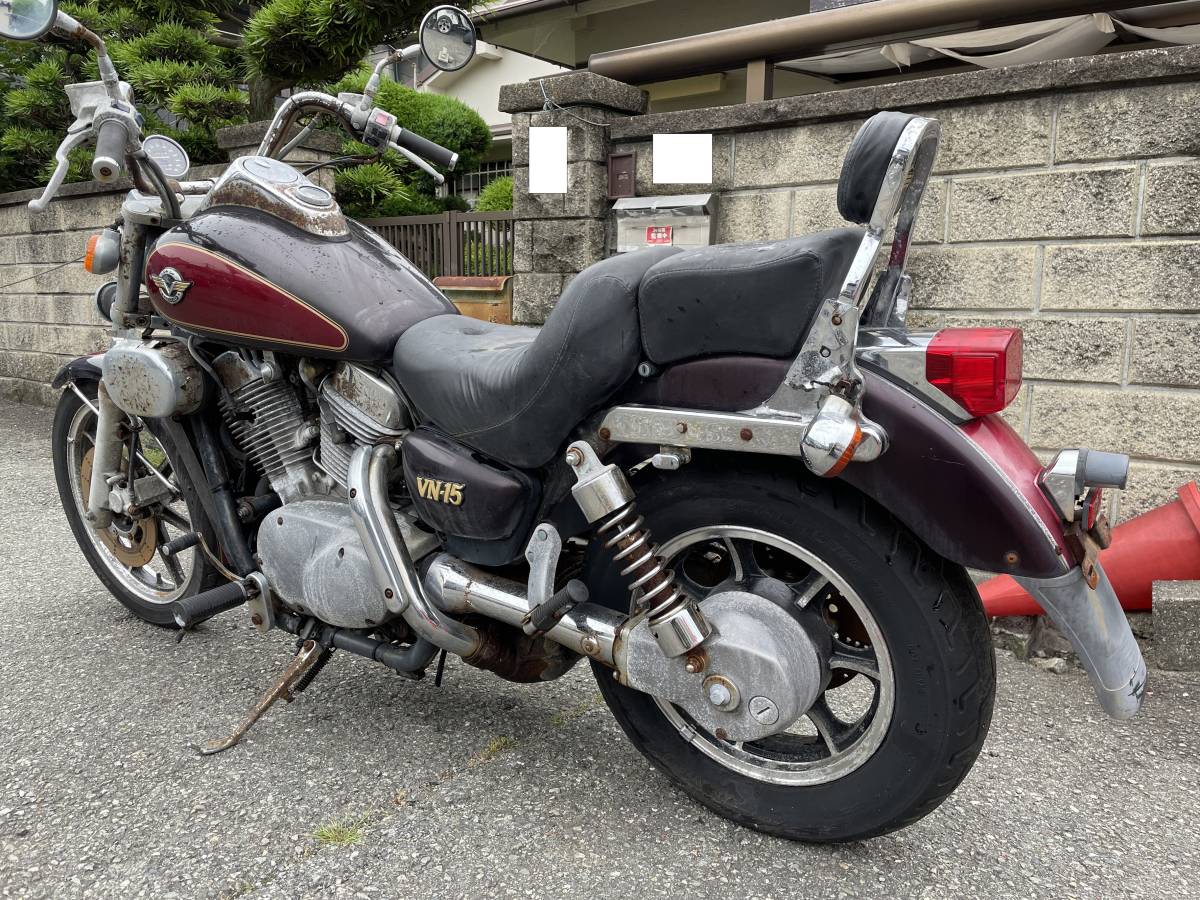 バルカン1500 VNT50A 書類 鍵付き レストアベース車の入札履歴 