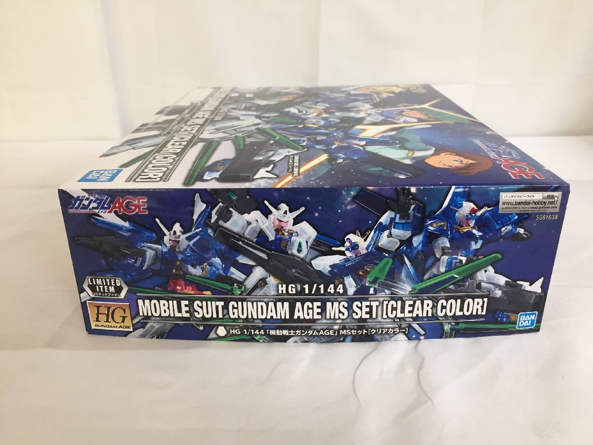 1円 1/144 HG 機動戦士ガンダムAGE MSセット 4機セット クリアカラー 
