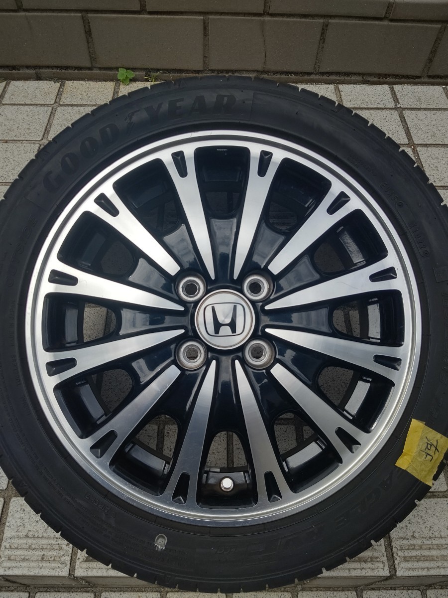 ホンダ N-BOXカスタム 純正アルミホイール EAGLE RV-F 165/55R15 75V 