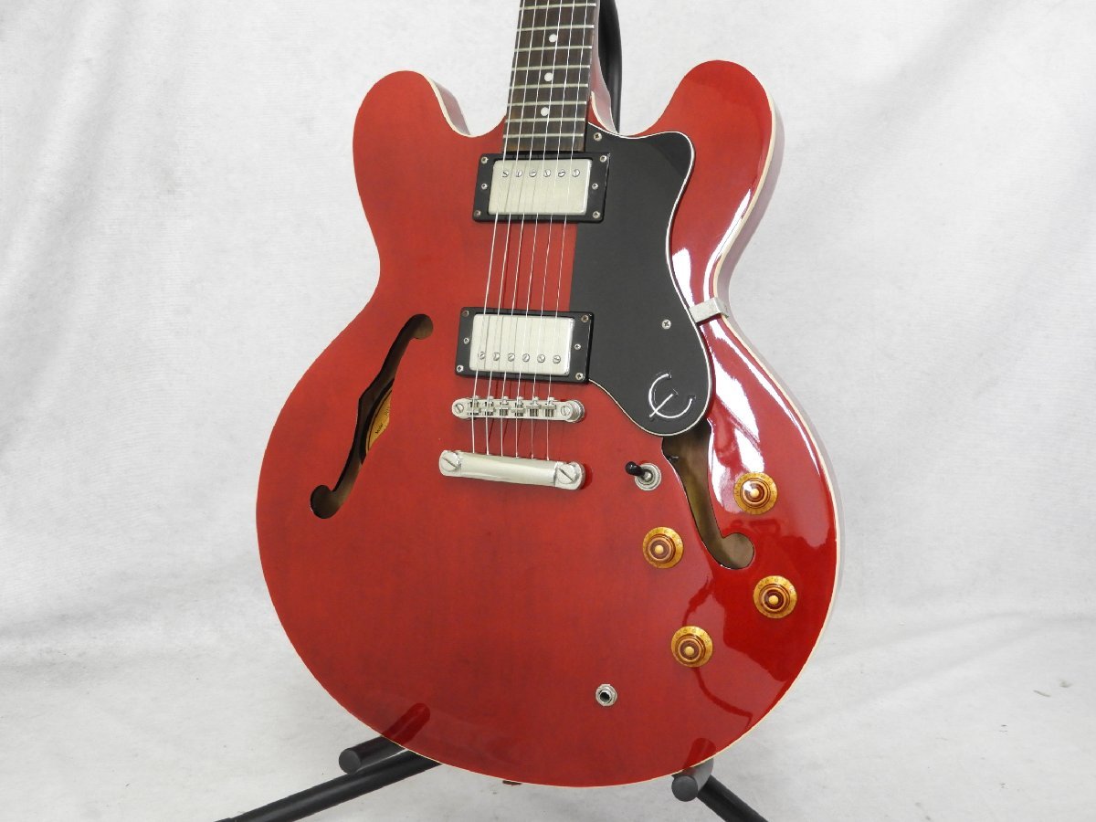 ☆ Epiphone エピフォン DOT/CH エレキギター #12082312643 ケース付き